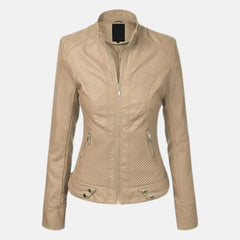 Aurora Slim Fit Style Moto Jacket for Women