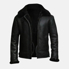 Vintage Pilot Style Aviator Jacket