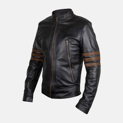 Beckett Brown Biker Leather Jackets For Men