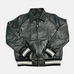 American Flight Bomber Leather Fight Jacket