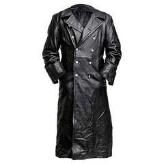 Eclipse Envoy Black Leather Duster