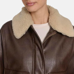 Sherpa Collar Flight Jacket Women