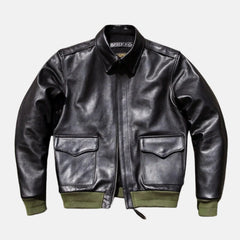 Bomber Leather Flight Jacket