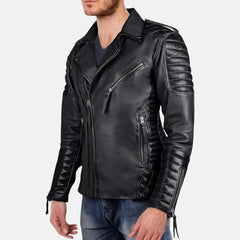 Outlaw Spirit Double Style Mens Biker Jacket