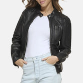 Rave Leather Biker Jacket | Women's Biker Jacket