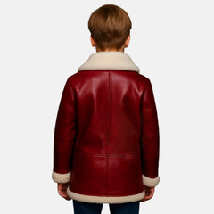 Christmas Kids Leather Jacket