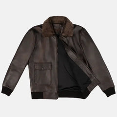dark brown jacket