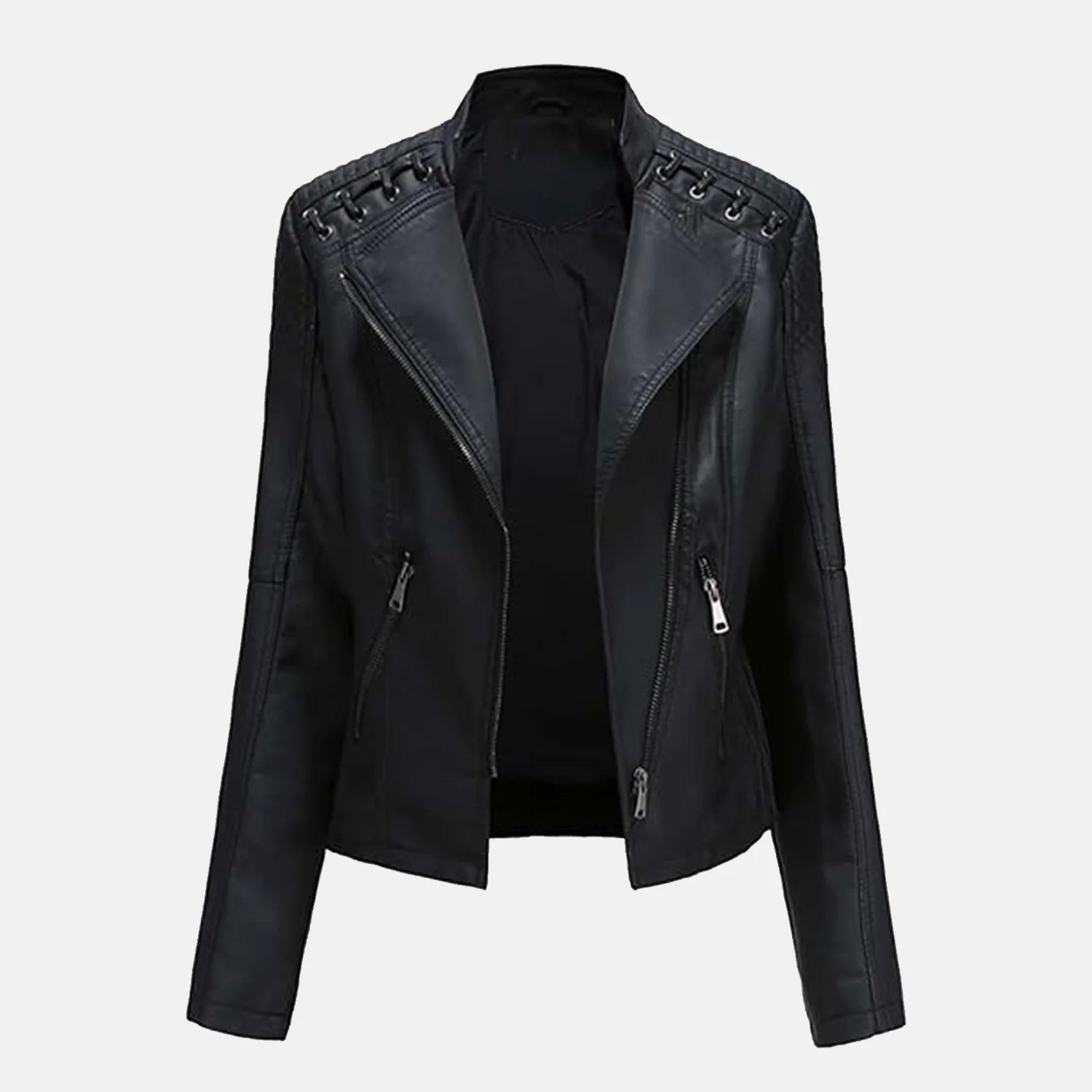 Leather Bomber Jacket Women