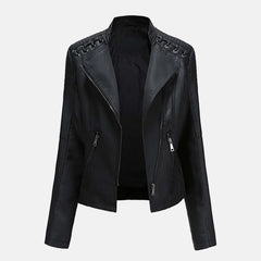 Leather Bomber Jacket Women