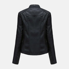 Leather Bomber Jacket Women