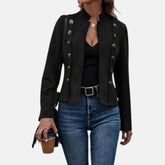 Tatiana Casual Suede Women’s Leather Blazer Jacket