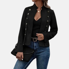 Tatiana Casual Suede Women’s Leather Blazer Jacket