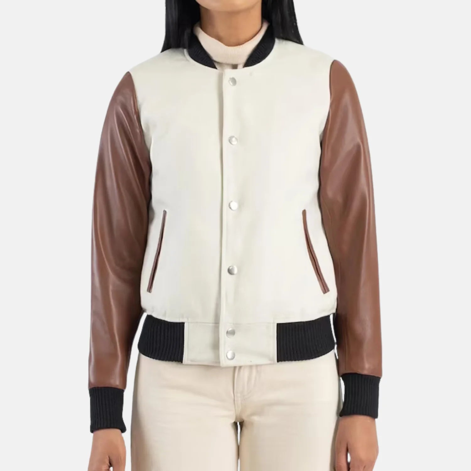 Tivra Hybrid Varsity Jacket Women