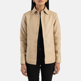 Zenith Leather Shirt Jacket