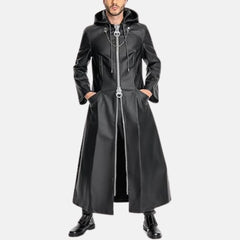 Bloodveil Hooded Cloak Robe Role Play Halloween Jacket Men