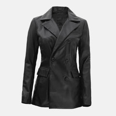 Esme Echelon Women's  Leather Blazer Jacket