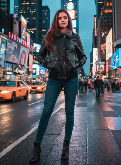 Leather Flight Jacket