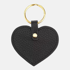 Leather Heart Key Fob