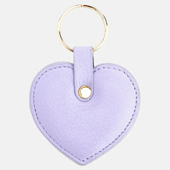 Leather Heart Key Fob