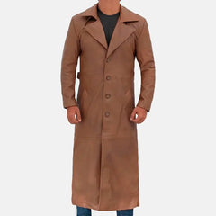 Lone Ranger Mens Leather Duster Coat