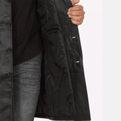 Trailblazer Premium Mens Leather Duster