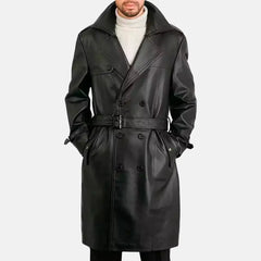 Pioneer Path Double Breasted Mens Duster Coat