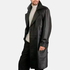 Pioneer Path Double Breasted Mens Duster Coat