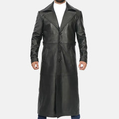 Rancher's Long Leather Duster Men