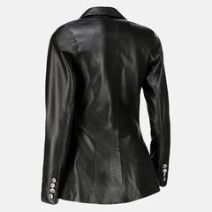 Swelte Norma Leather Blazer Outfit