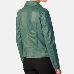 Vanessa Leather Moto Jacket Women