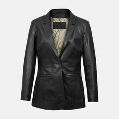 Vogue Velocity Leather Blazer For Women